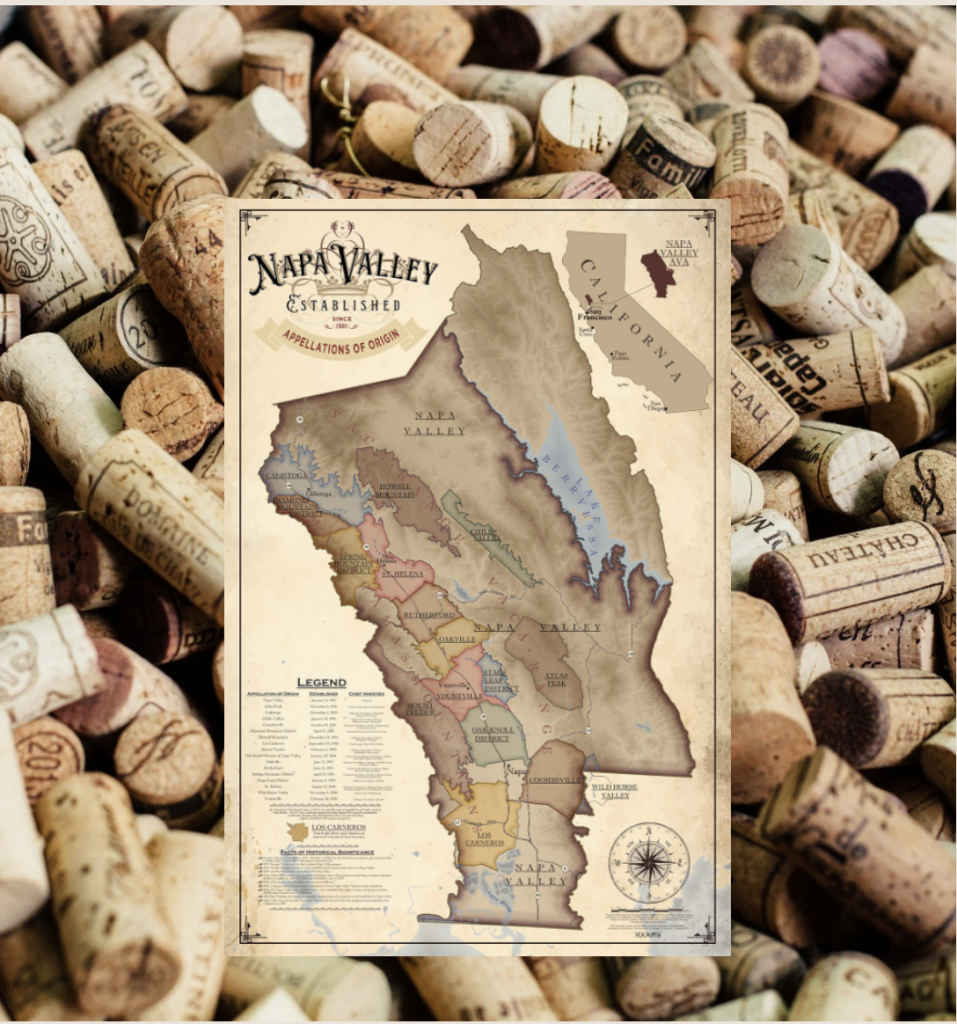 Napa Valley Map